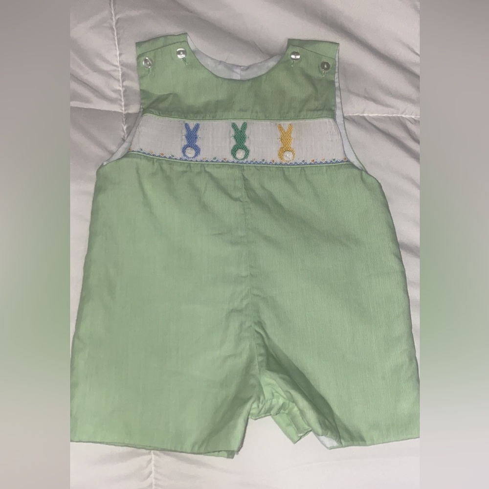 Easter romper sz. 3 months. Petit BeBe. VGUC